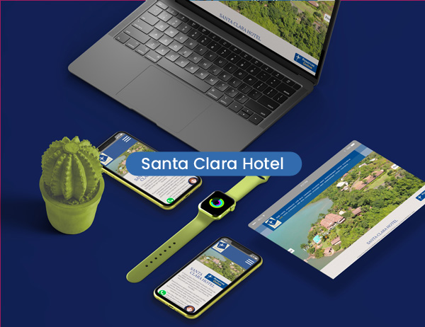 Santa Clara Hotel Paraty - Cliente da agência PWI Web Studio