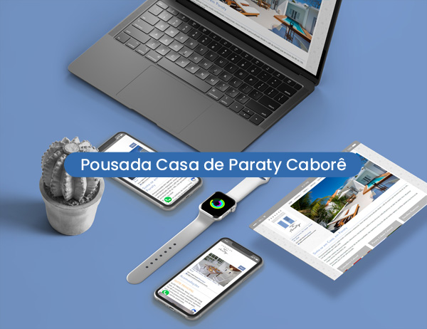 Pousada Casa de Paraty Caborê - Cliente da PWI Web Studio